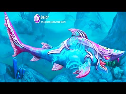 NEW BALDR SKIN for DARK MAGIC SHARK UNLOCKED Update - Hungry Shark World Android Gameplay