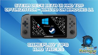 Streamline the Win600: Steam Deck UI + TDP Optimizations