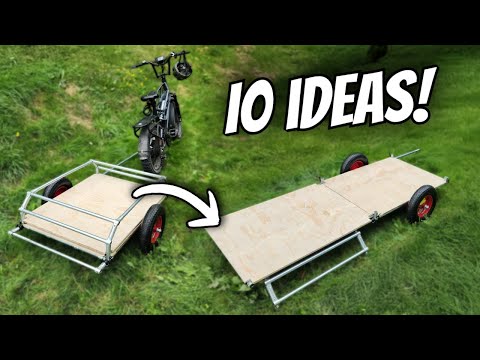 10 Creative Bike Trailers That Use EMT Electrical Conduit!