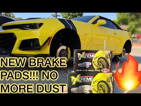 Installing Power Stop Z26 Extreme Brake Pads!!! (2017 Camaro SS Build)