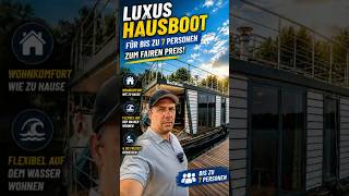 Luxus Hausboot 13,7mx4m mit KLIMA, KAMIN und toller Optik. #hausboot