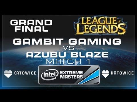 Azubu Blaze vs Gambit Gaming - Match 1 - Grand Final - IEM Katowice League of Legends [Full HD]