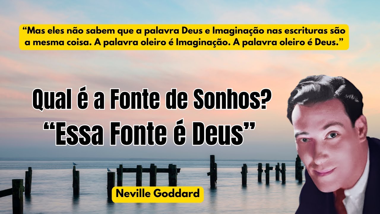 "INCUBAR O SONHO - Palestra maio de 1963" | NEVILLE GODDARD