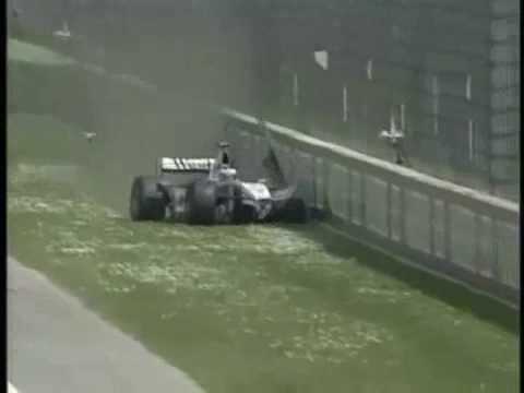 Mika Hakkinen crash San Marino 1999