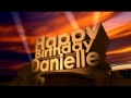 Happy Birthday Danielle