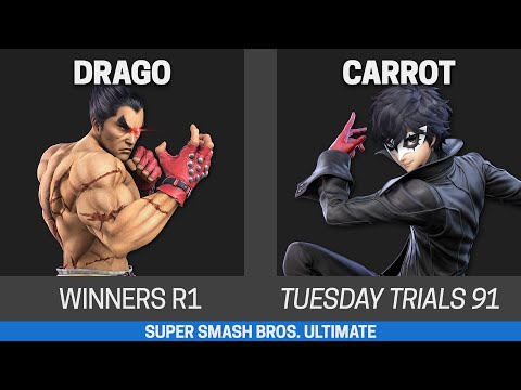 Tuesday Trials 91 SSBU Winners R1 - Drago (Kazuya) vs Carrot (Joker)