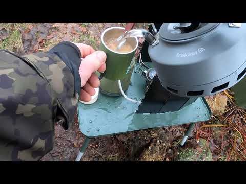 Kawa / Herbata na wyprawie wędkarskiej / biwaku / pod namiotem