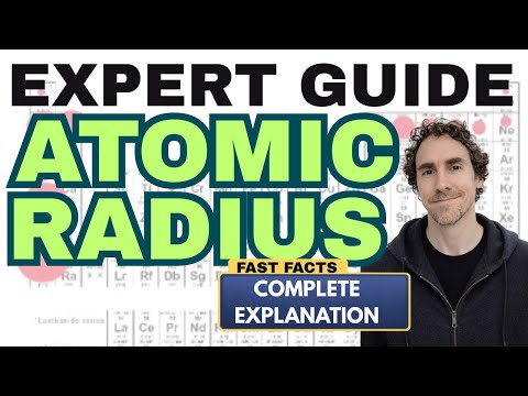 Periodic Trends: Atomic Radius (Chemistry Explained)