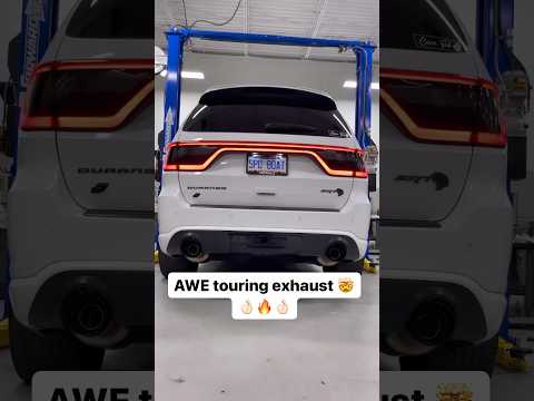 Hellcat Durango Stock Exhaust VS. AWE Touring Exhaust! WOW! Big Difference! #hellcat #mopar
