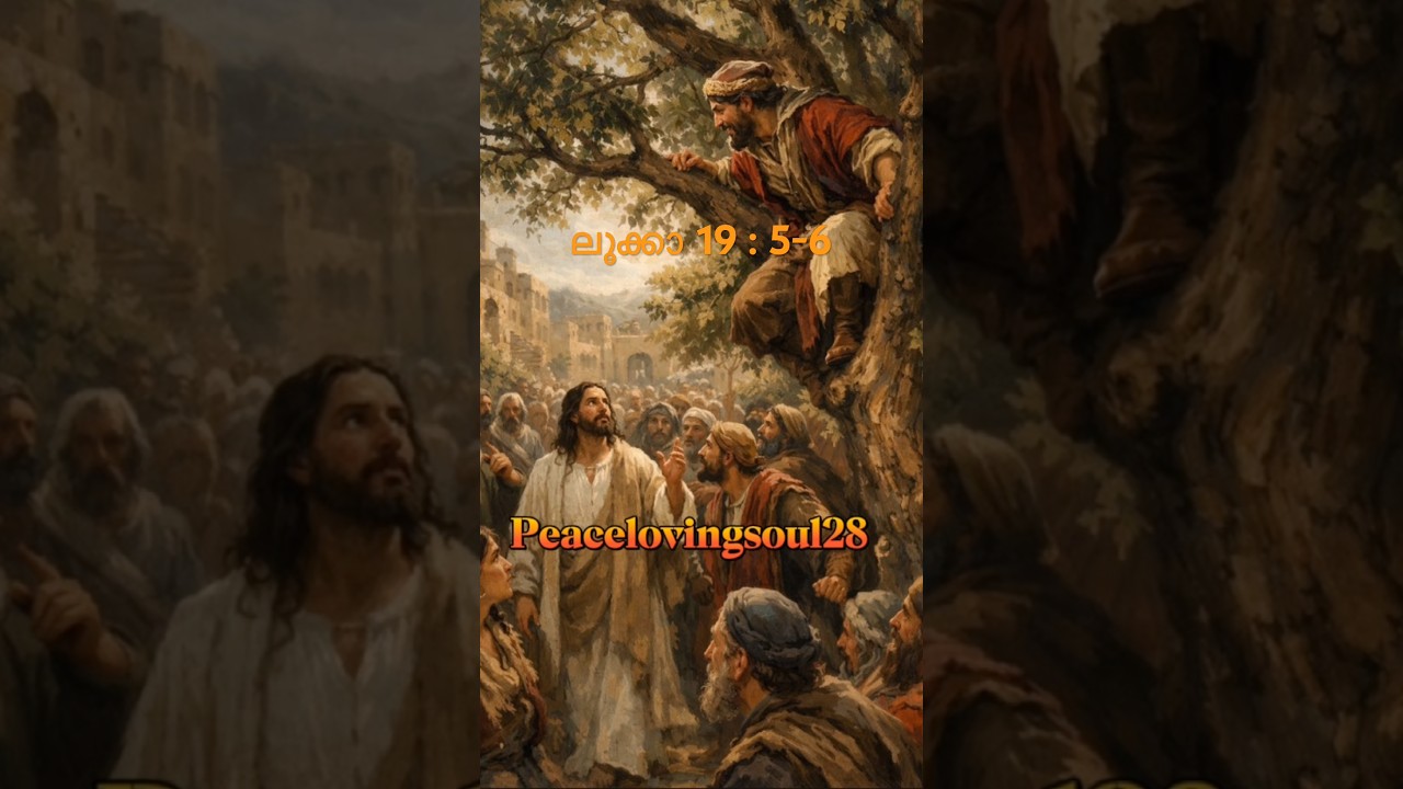 ✨Luke 19 : 5-6✨✨ലൂക്കാ 19 : 5-6✨