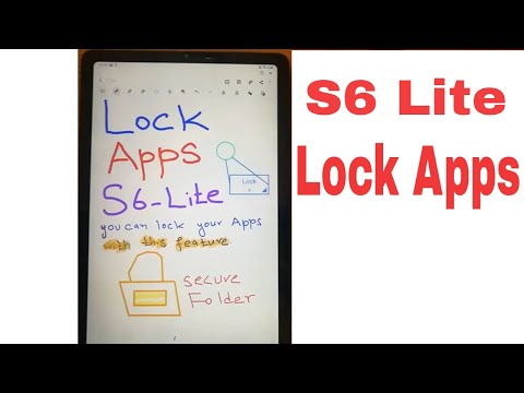 How to Lock The Apps in Samsung S6 Lite - Tips and Tricks