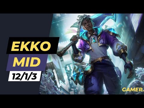 HOW TO PLAY EKKO MID & CARRY S12 | BEST Build & Runes | Season 12 / Ekko guide | League of Legends