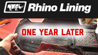 1 YEAR LATER - RHINO LINING your RC body! UPDATE & post bash chat