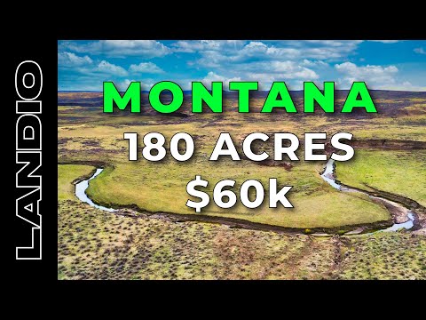 180 Acres of MONTANA Land for Sale with Creek • LANDIO