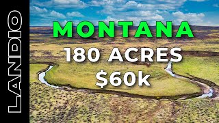 180 Acres of MONTANA Land for Sale with Creek • LANDIO