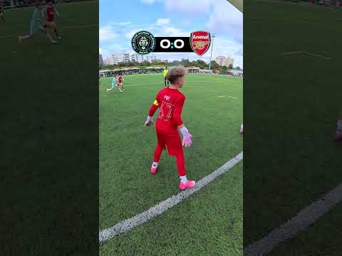 Last Minute Goal vs Arsenal🔥😳 #gripmode #goalkeeper #football
