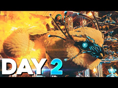 Online Raiding Center Pearl Cave 24 Hours Into Wipe! - ARK PvP