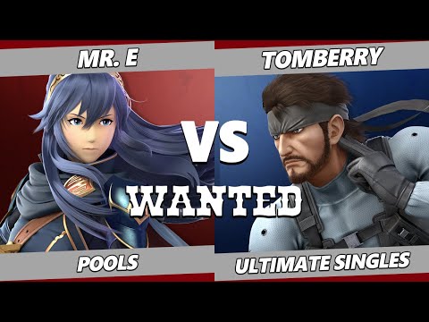 WANTED S5 C2 - Mr. E (Lucina) Vs. Tomberry (Snake) SSBU Ultimate Tournament