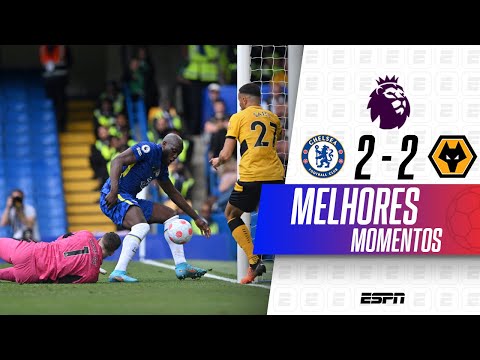 LUKAKU FAZ DOIS PELO CHELSEA, MAS WOLVES ARRANCAM EMPATE INACREDITÁVEL NA PREMIER LEAGUE