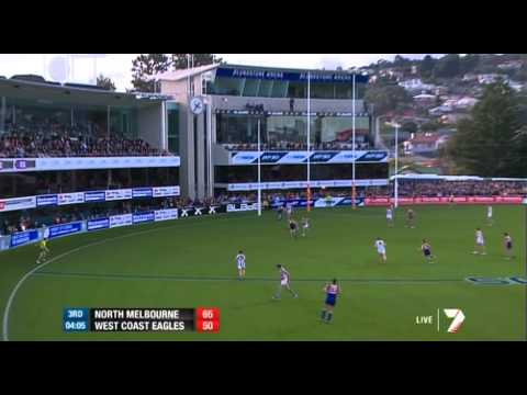 West Coast Eagles v North Melbourne - Match Highlights Rd 15 AFL 2012