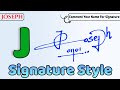 ✔️ Joseph Name Signature Style Request Done