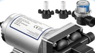 💧 Self-Priming Water Pressure Booster Pump – Reliable 70 PSI for RV & Marine