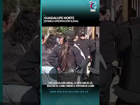 Una niña fue restituida por orden judicial en Guadalupe Norte #novedadesdelsur #santafe