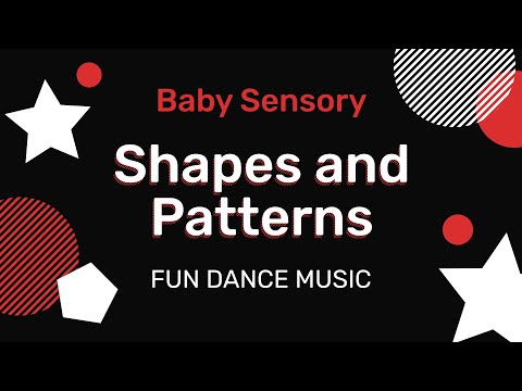 Baby Sensory Animation - Shapes and Patterns with Fun Dance Music