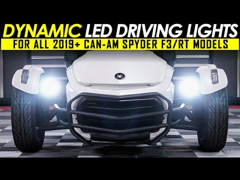 Spyder F3 (2019+) & RT (2020+) Dynamic LED Driving Light Kit