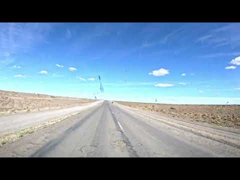 Timelapse - Driving Ruta 40 from Gobernador Costa to Facundo, Argentina