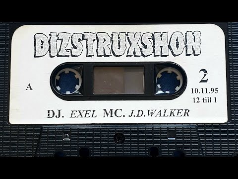 DIZSTRUXSHON - DJ EXCEL MC JD WALKER  10-11-1995  (REUPLOADED SINGLE SIDES )