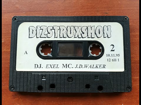 DIZSTRUXSHON - DJ EXCEL MC JD WALKER  10-11-1995  (REUPLOADED SINGLE SIDES )