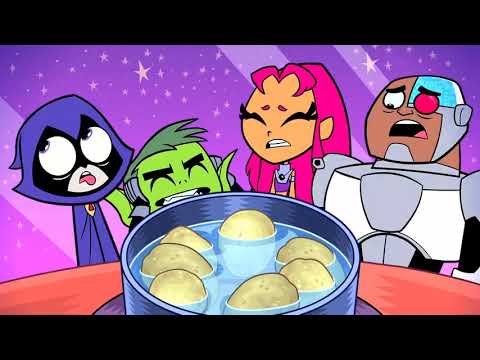 Teen Titans Go! Robin's specialty, boiled potatoes!