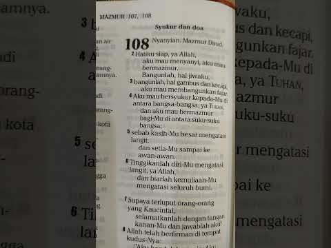 Mazmur 108 Bangunlah hai jiwaku