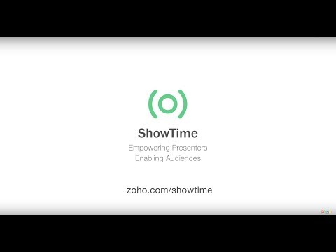 ShowTime Presenter from Zoho Video
