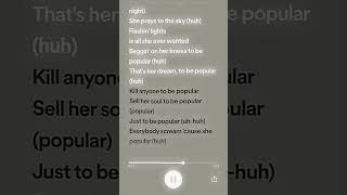 Download lagu popular [beggin' on her knees to be popular] - the weeknd, madonna & playboi carti (sped up)┊serein. mp3