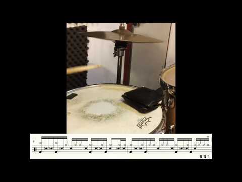 9/8 Groove - Ghost Notes - Drum Etude