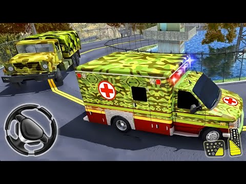 US Army Rescue Ambulance - City Emergency VAN Driving Simulator | Android Gameplay