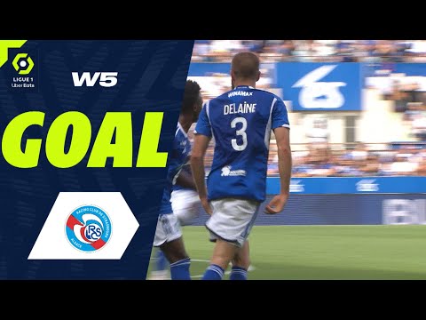 Goal Benjamin LECOMTE (63' csc - RCSA) RC STRASBOURG ALSACE - MONTPELLIER HÉRAULT SC (2-2) 23/24