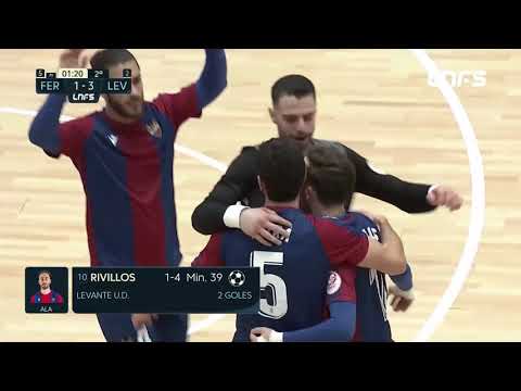 Gol Rivillos (1-4) O Parrulo Ferrol - Levante UD FS. J21, 1Div. LNFS