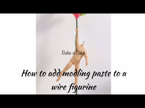 Fondant girl with balloons tutorial 2