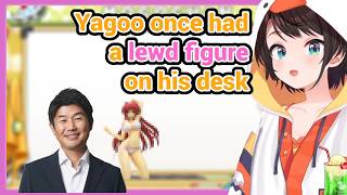 Subaru Actually Reminds Us that Yagoo Once Had a Lewd Figure on His Desk?!!!!!