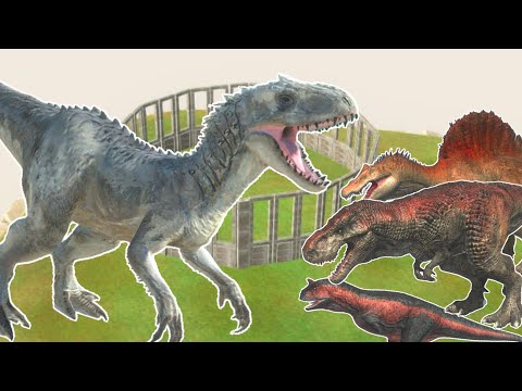 Indominus Rex Vs Animals - Animal Revolt Battle Simulator