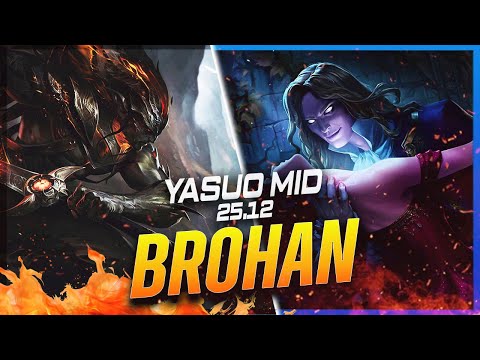 BROHAN - Yasuo vs Vladimir MID Patch 25.12 - Challenger Yasuo Gameplay