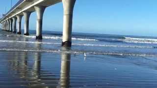 preview picture of video 'New Brighton beach in Christchurch'