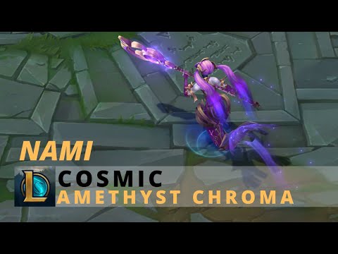 Cosmic Nami Amethyst Chroma - League Of Legends