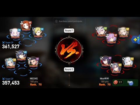 Epic seven guild war vs o醉仙楼o testing injury ssb