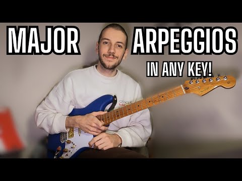 How To Play Major Arpeggios On Guitar (All Positions!)