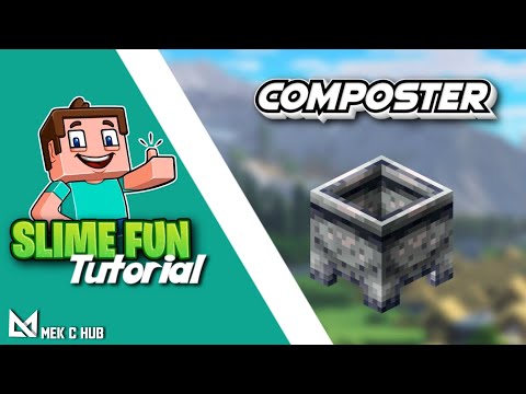 #13 MINECRAFT : Slimefun Tutorial | Basic Machine ➡️ [ Composter ]