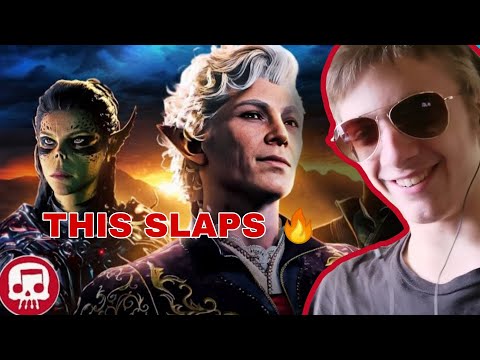 REACTION TO BALDER'S GATE 3 RAP "Hard for a bard" BY @JTM